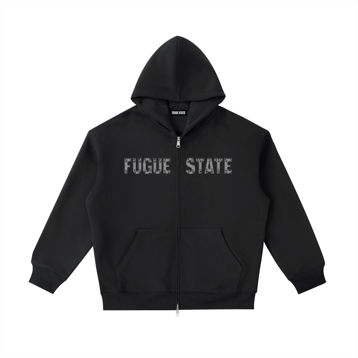 Chrome Double Zip Hoodie