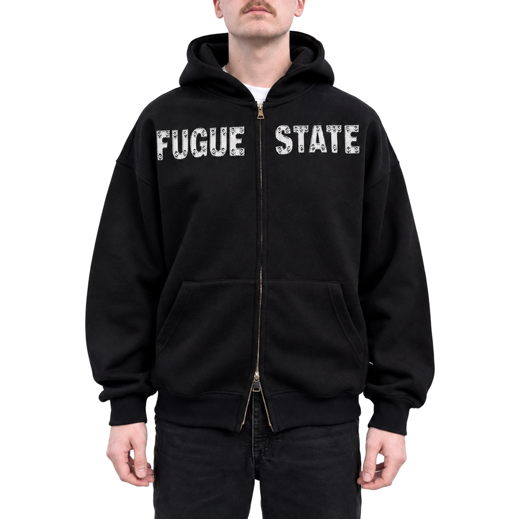 Chrome Double Zip Hoodie