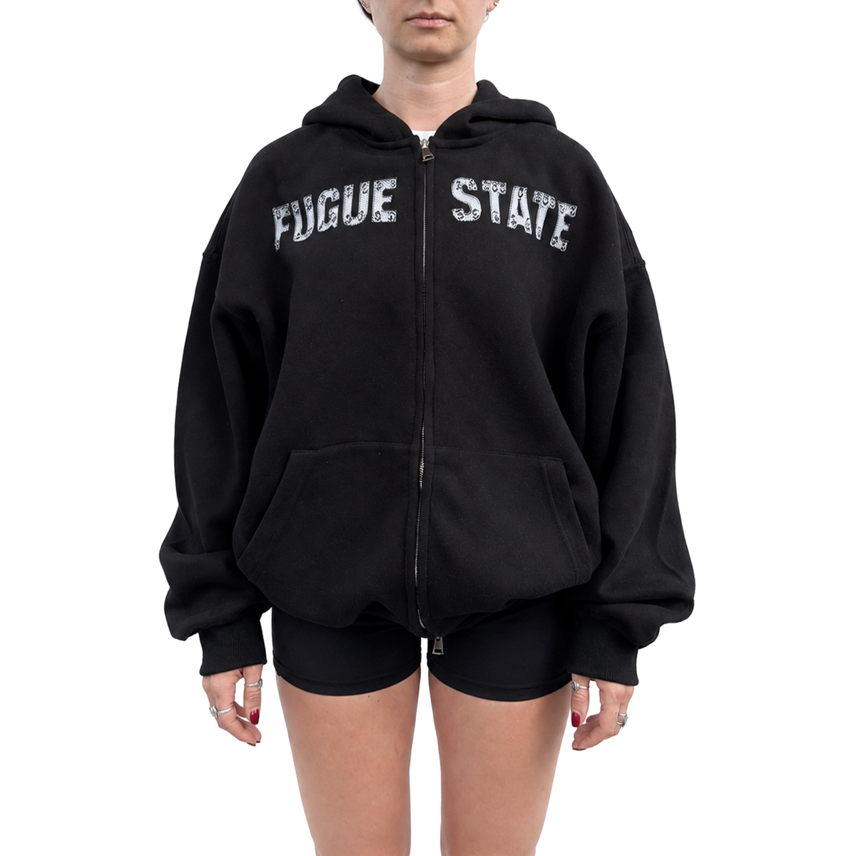 Chrome Double Zip Hoodie